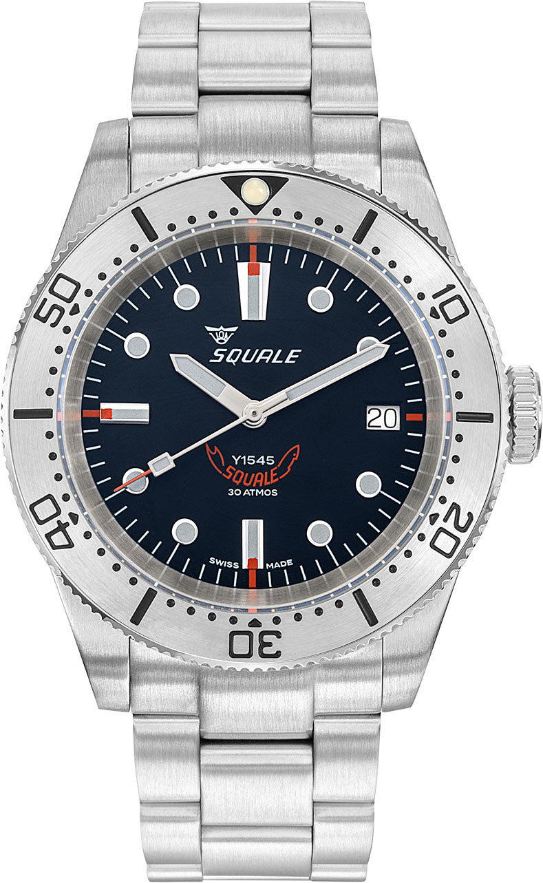 Squale 1545 Steel Black Bracelet Watch 1545SSBK.AC Image 1