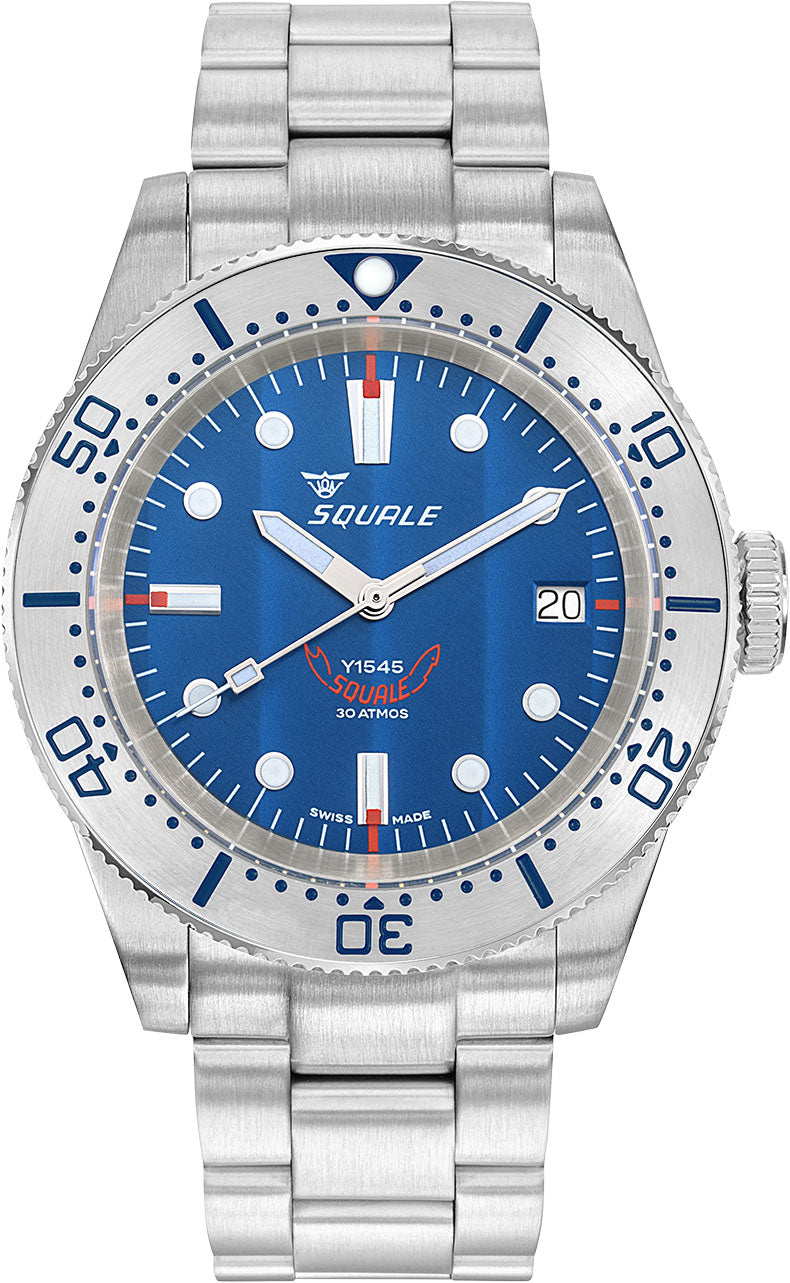 Squale 1545 Steel Blue Bracelet Watch 1545SSBLC.AC Image 1