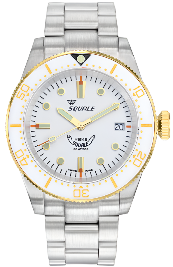 Squale 1545 White Bracelet Watch 1545WTWT.AC Image 1