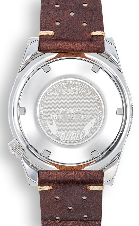 Squale Matic Chocolate Leather Watch MATICXSD.PTS Image 2
