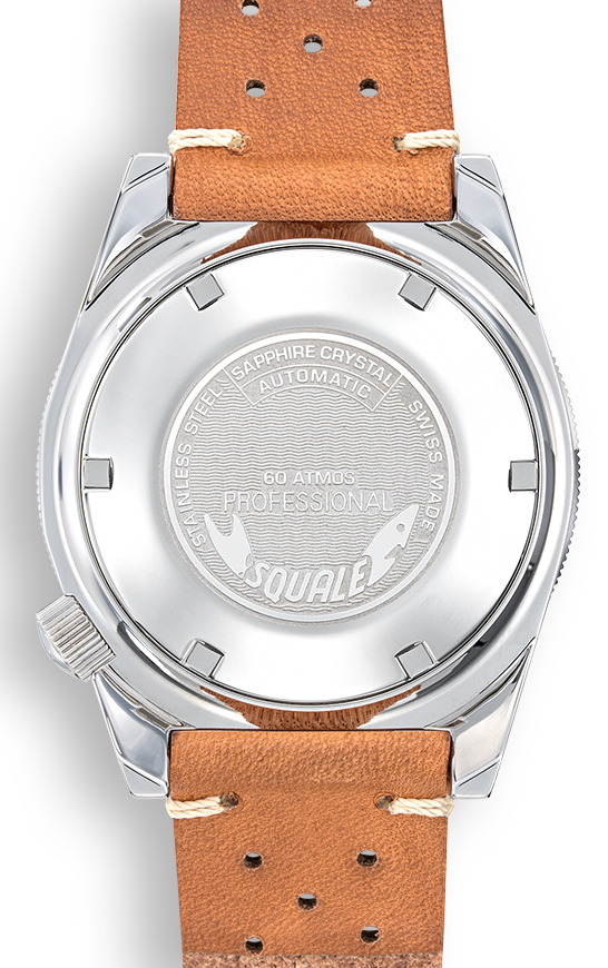 Squale Matic Dark Blue Leather Watch MATICXSB.PTC Image 2