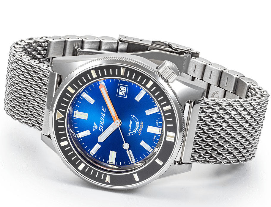 Squale Matic Dark Blue Mesh Watch MATICXSB.ME22 Image 3