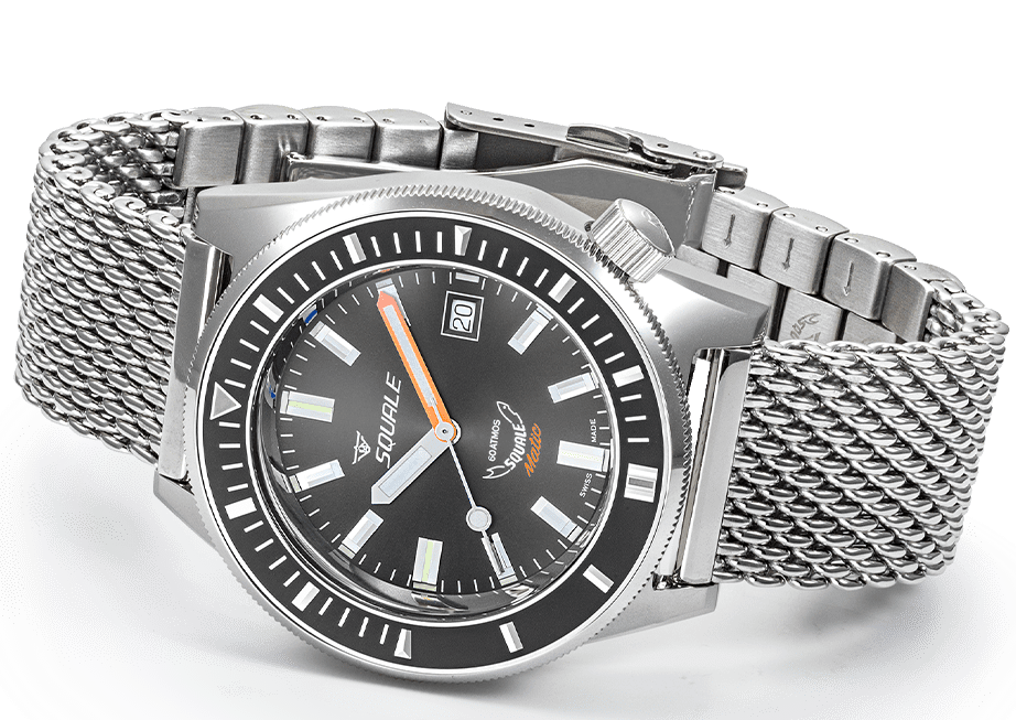Squale Matic Grey Mesh Watch MATICXSA.ME22 Image 3