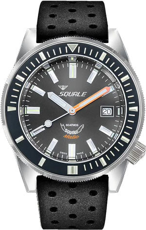 Squale Matic Grey Rubber Watch MATICXSA.HT Image 1