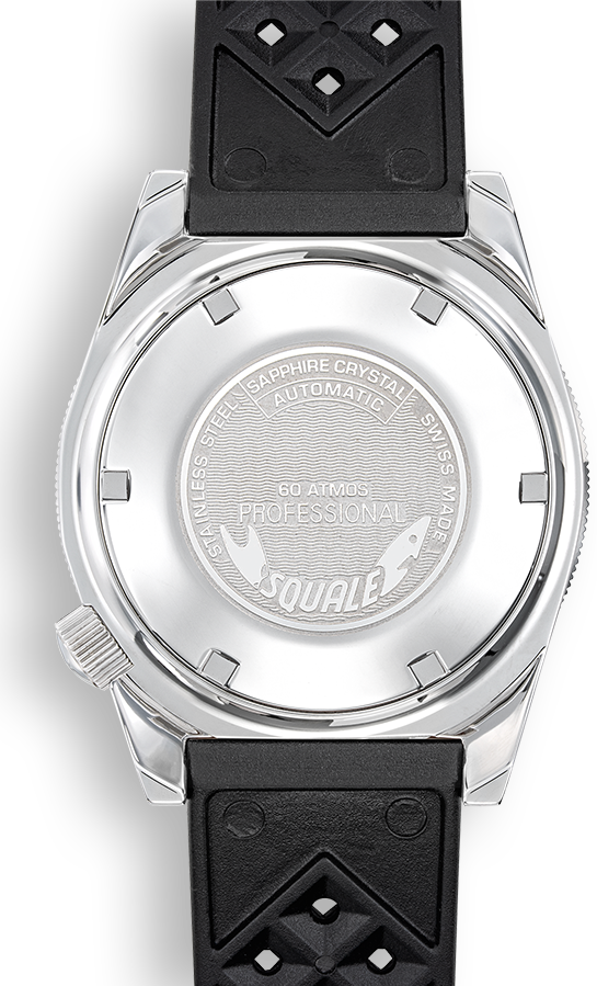 Squale Matic Grey Rubber Watch MATICXSA.HT Image 2