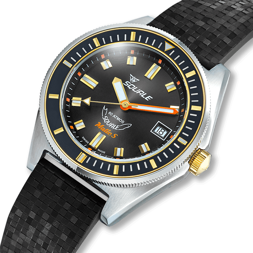 squale-matic-s-two-tone-mosaic-rubber-watch-maticgbkbk-mrbk