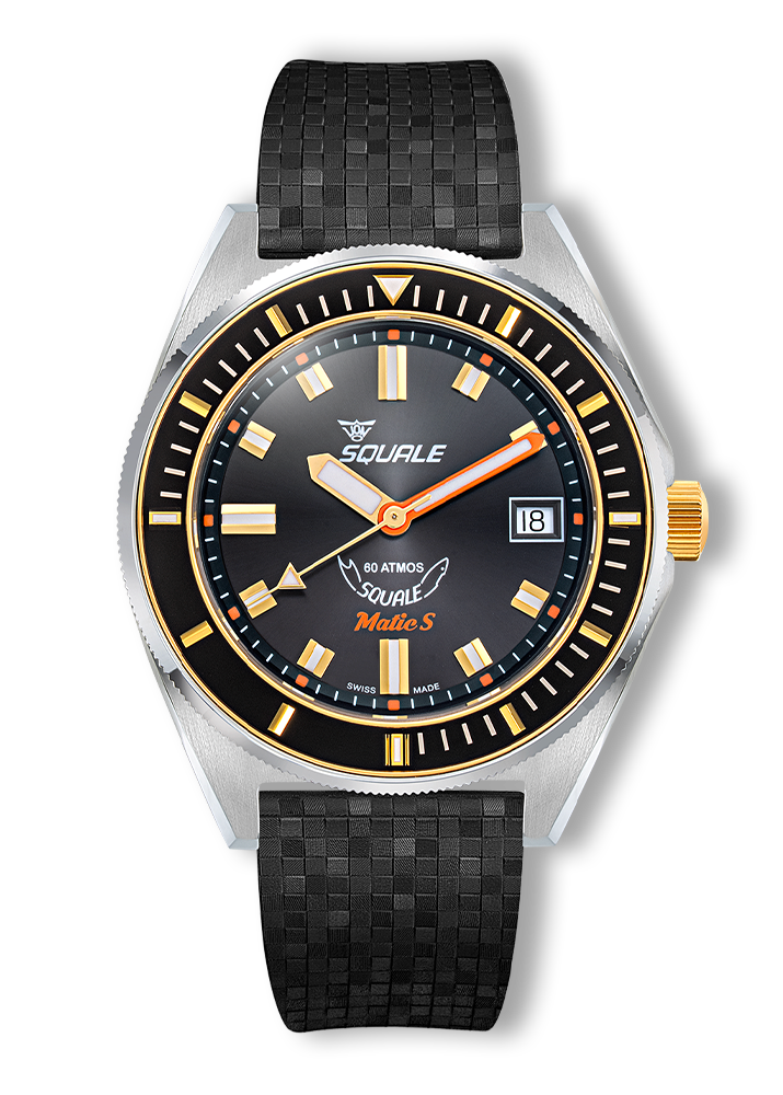 squale-matic-s-two-tone-mosaic-rubber-watch-maticgbkbk-mrbk