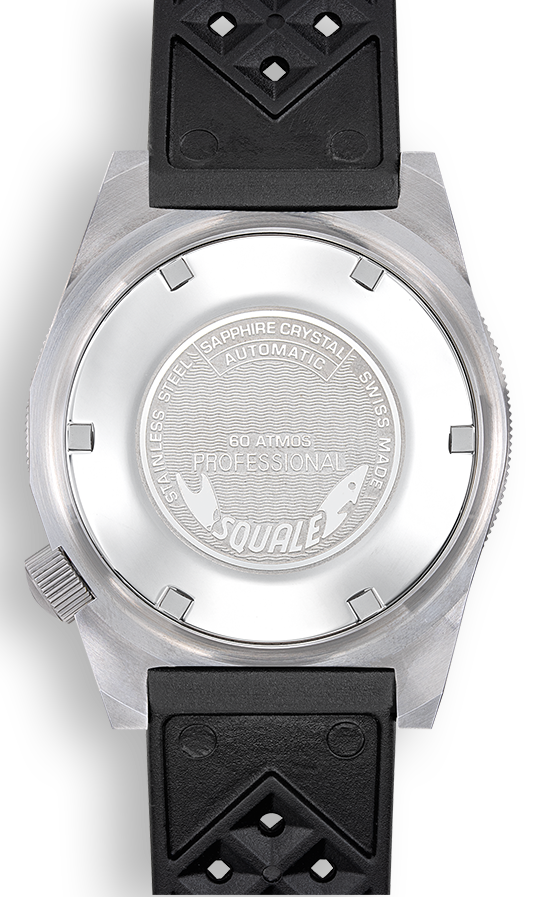 Squale Matic Satin Orange Rubber Watch MATICXSC.HT Image 2