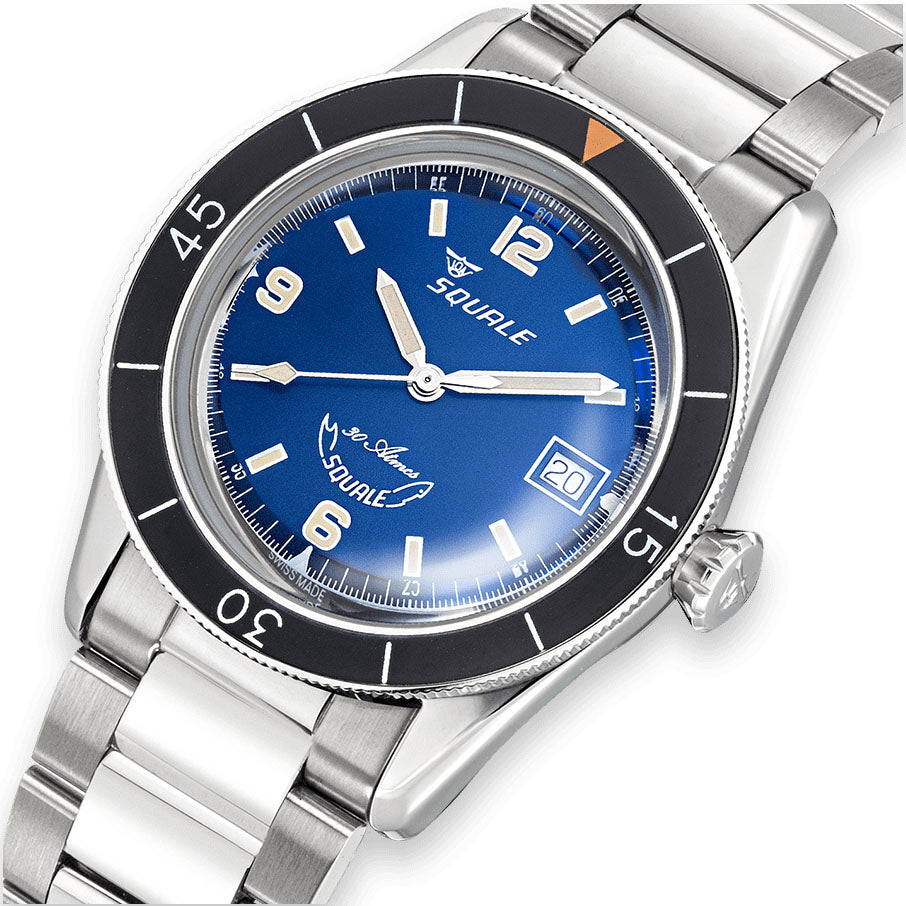 Squale SUB-39 Blue Bracelet Watch SUB-39BL.BR22 Image 4
