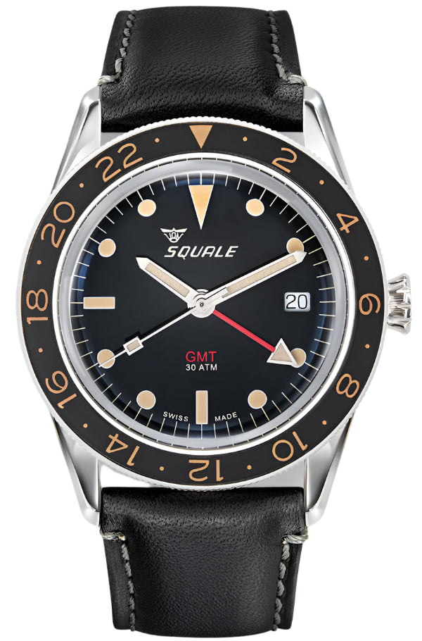 Squale SUB-39 GMT Vintage Black Watch SUB-39GMTV.PN Image 1