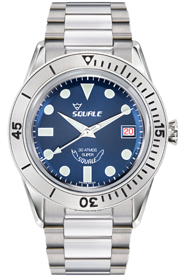 Squale SUB-39 Super Blue Bracelet Watch SUB-39RD.BR22 Image 1