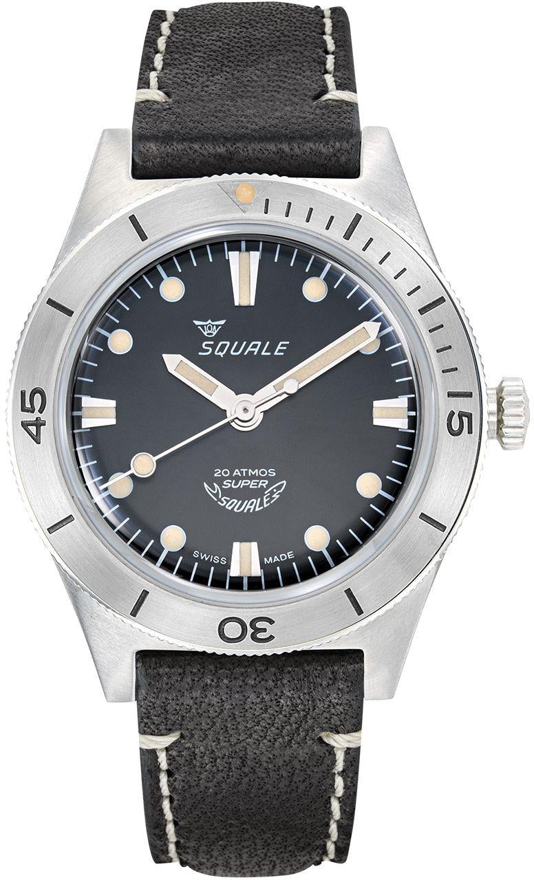 Squale SuperSquale Sunray Black Watch SUPERSSBK Image 1