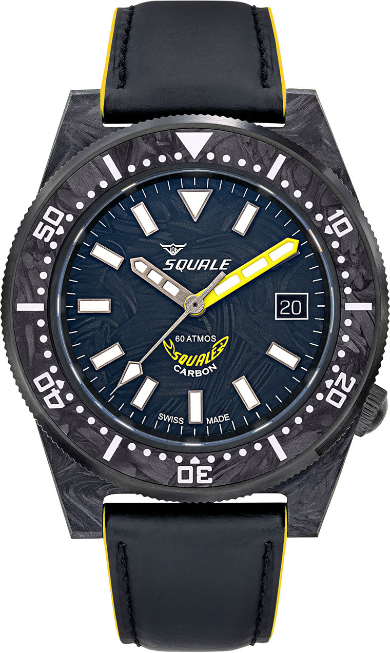 Squale T183 Forged Carbon Watch T183AFCY.RLY Image 1
