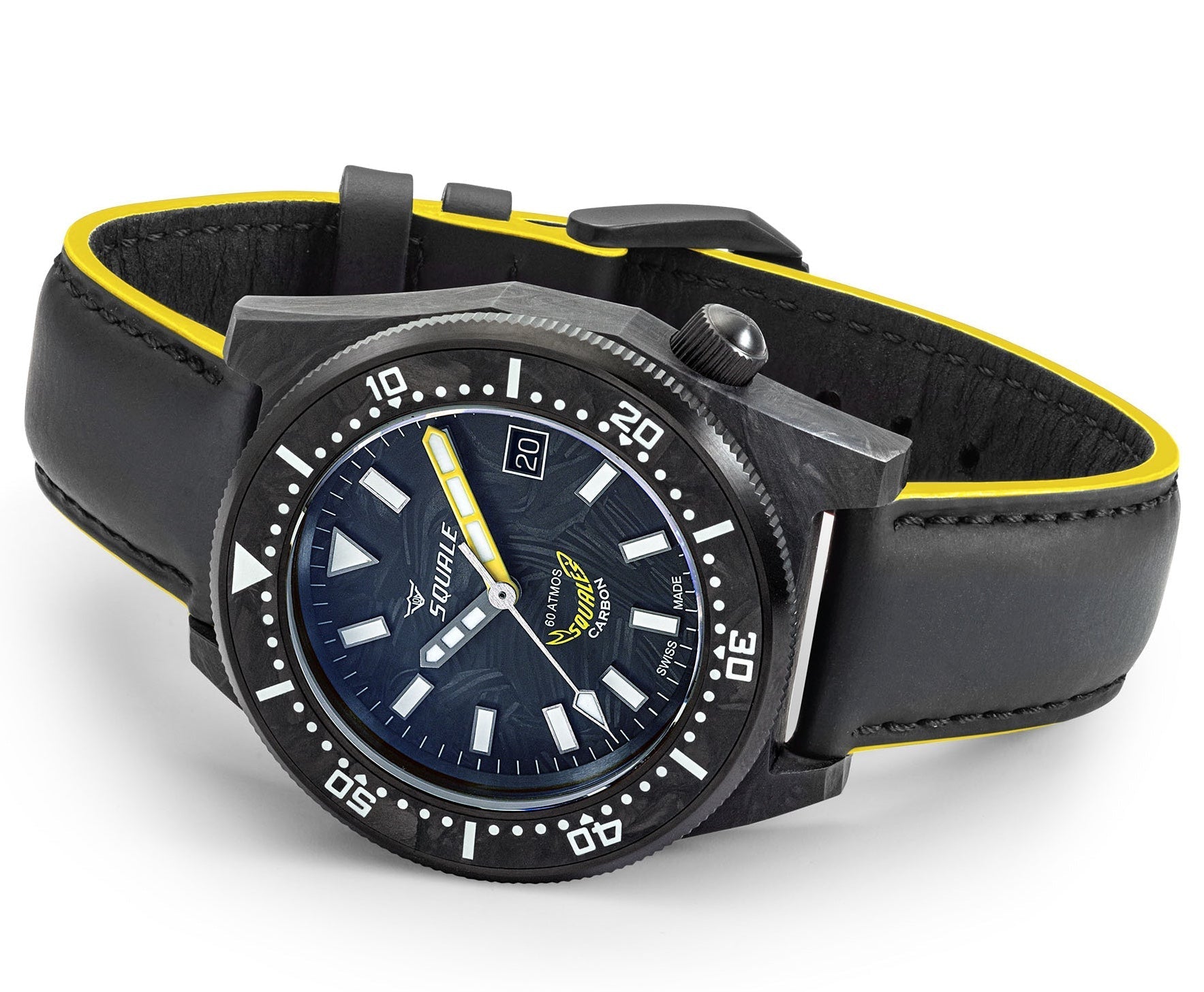 Squale T183 Forged Carbon Watch T183AFCY.RLY Image 4