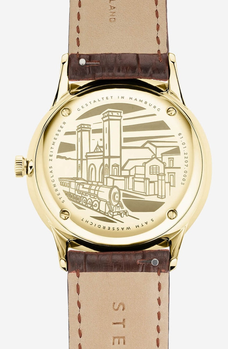 Sternglas Berlin Sepia Gold Watch S01-BE14-HE01 Image 4