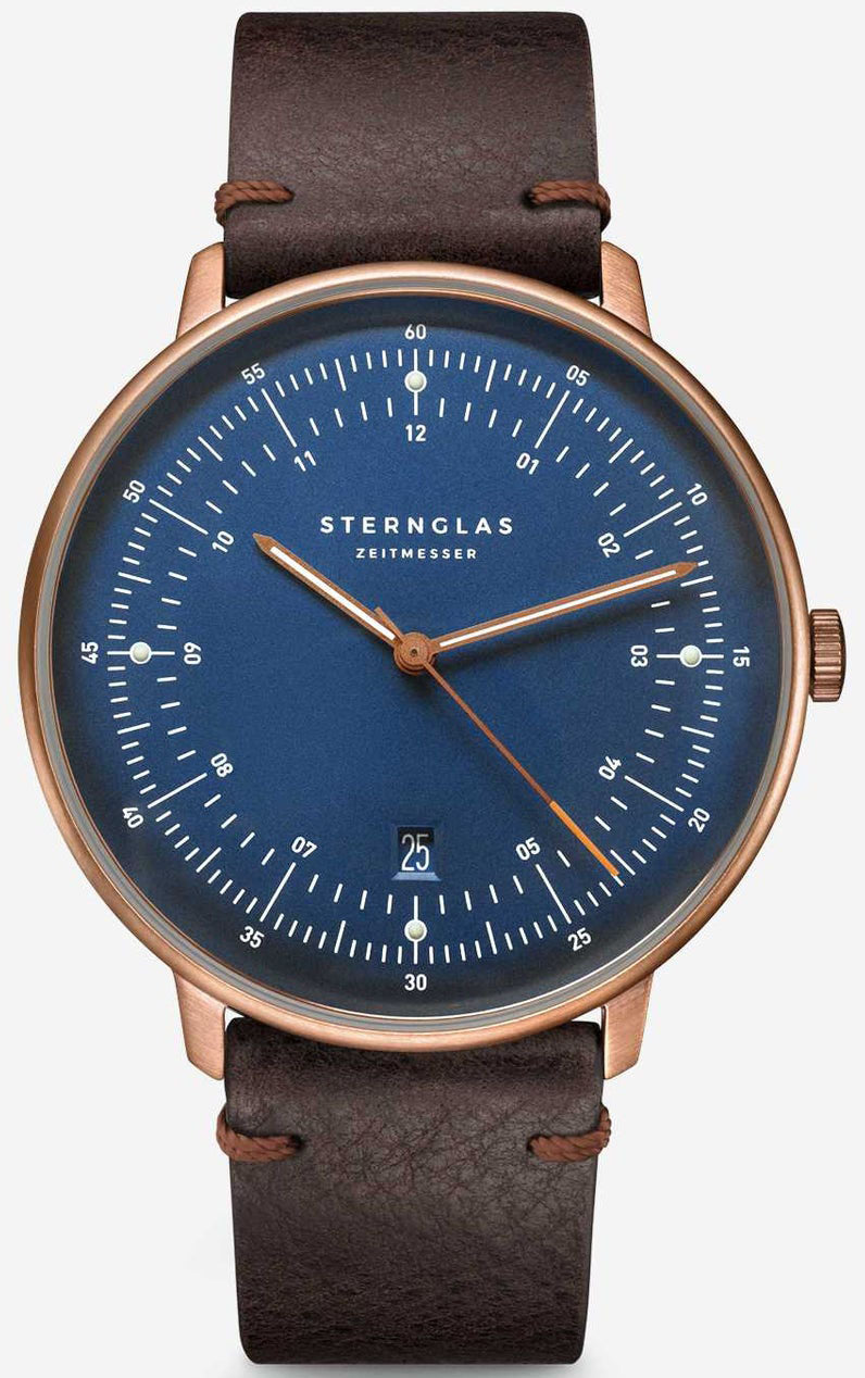 Sternglas Hamburg Blue Bronze Watch S01-HH27-VI17 Image 1