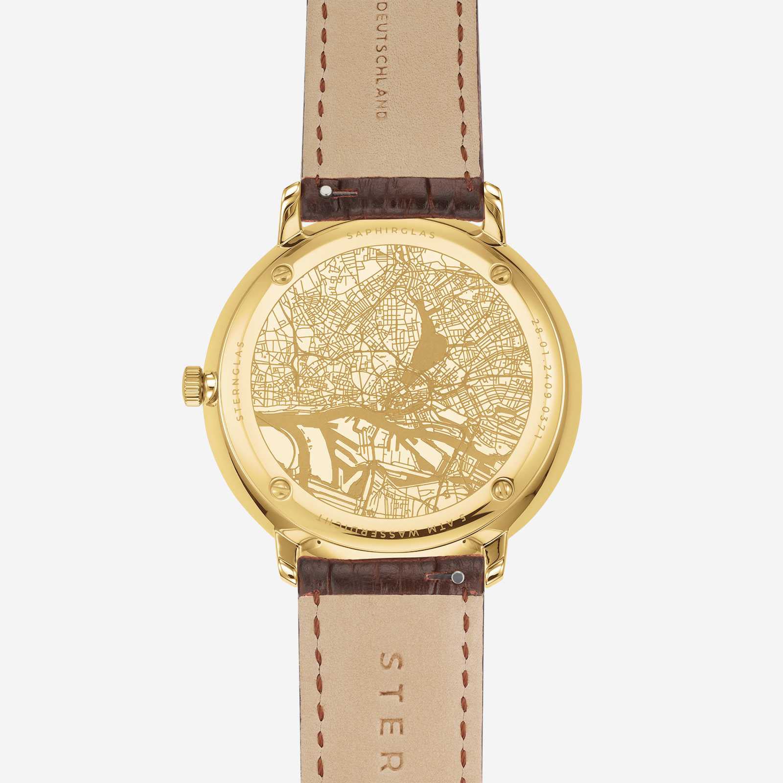 Sternglas Hamburg Dark Blue Gold Watch S01-HH07-HE01 Image 4