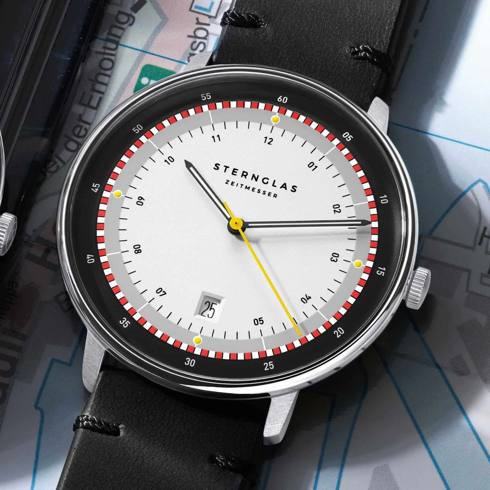 Sternglas Hamburg Edition Hafen Leather Watch S01-HHH16-VI15 Image 6
