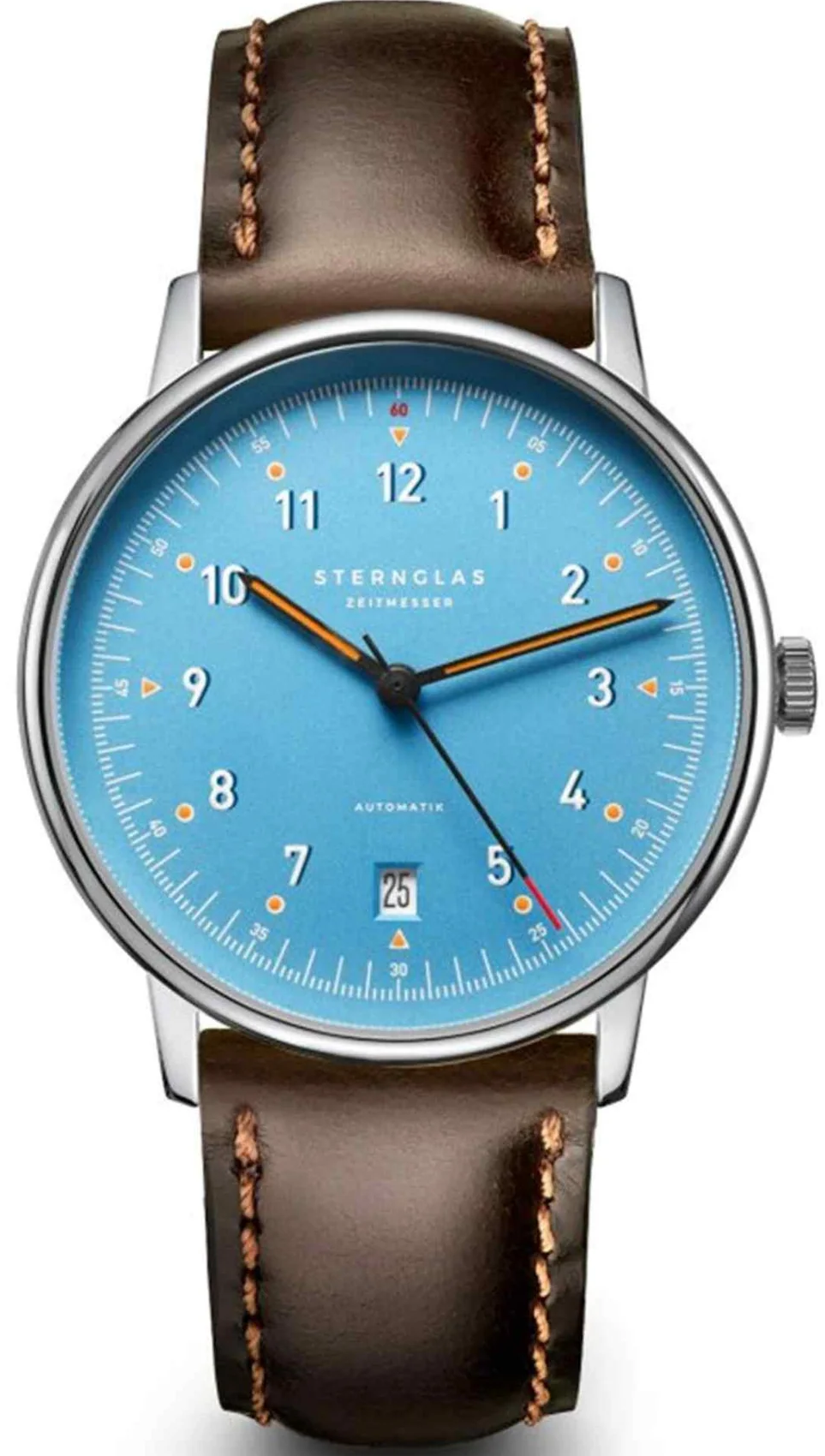 Sternglas Lumatik Automatic Light Blue Watch S02-LM17-BR03 Image 1