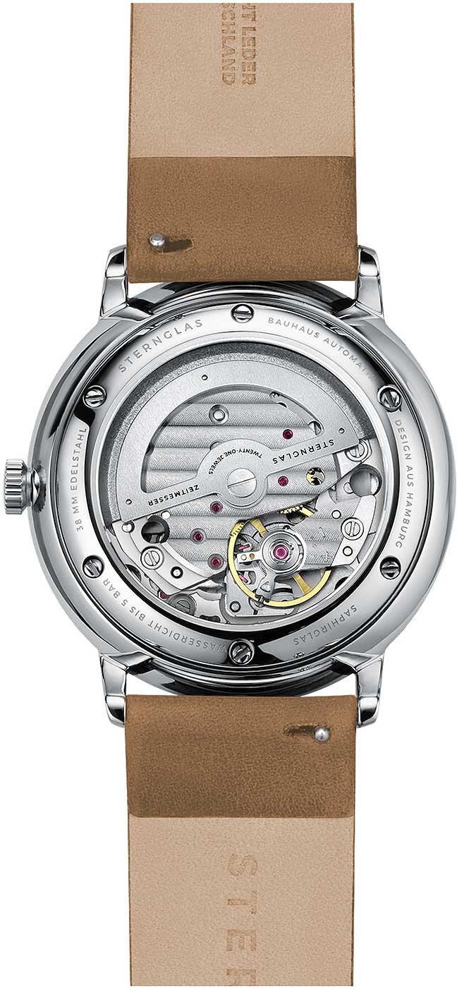 Sternglas Naos/A Automatic Leather Watch S02-NA01-PR01 Image 2