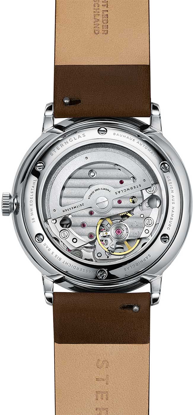 Sternglas Naos/A Automatic Leather Watch S02-NA03-PR04 Image 2