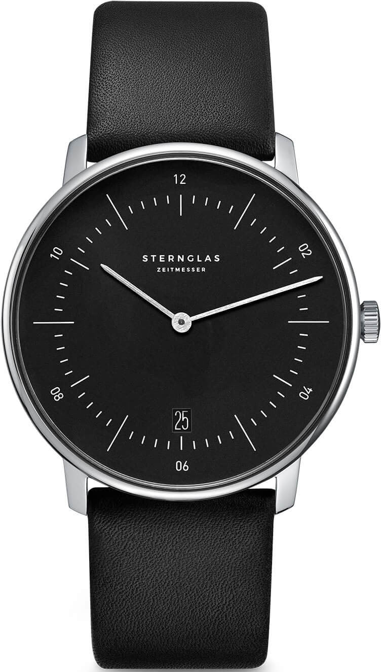 Sternglas Naos Quartz Leather Watch S01-NA03-PR07 Image 1