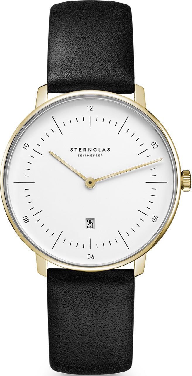 Sternglas Naos XS Quartz Leather Watch S01-ND02-KL08 Image 1