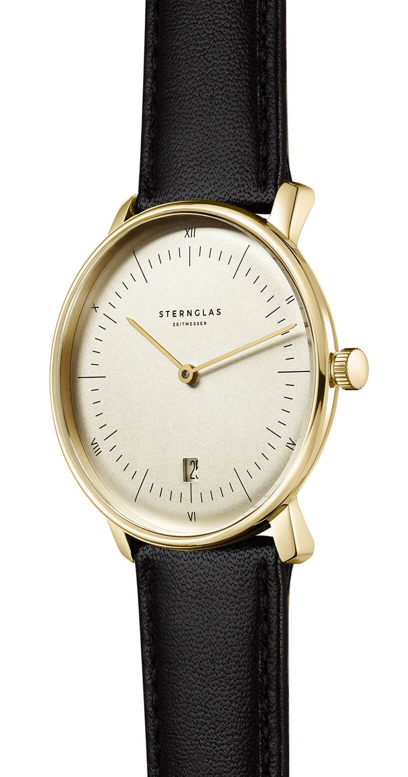Sternglas Watch Naos Quartz Vintage Edition Leather S01-NAV14-MO03 Image 3