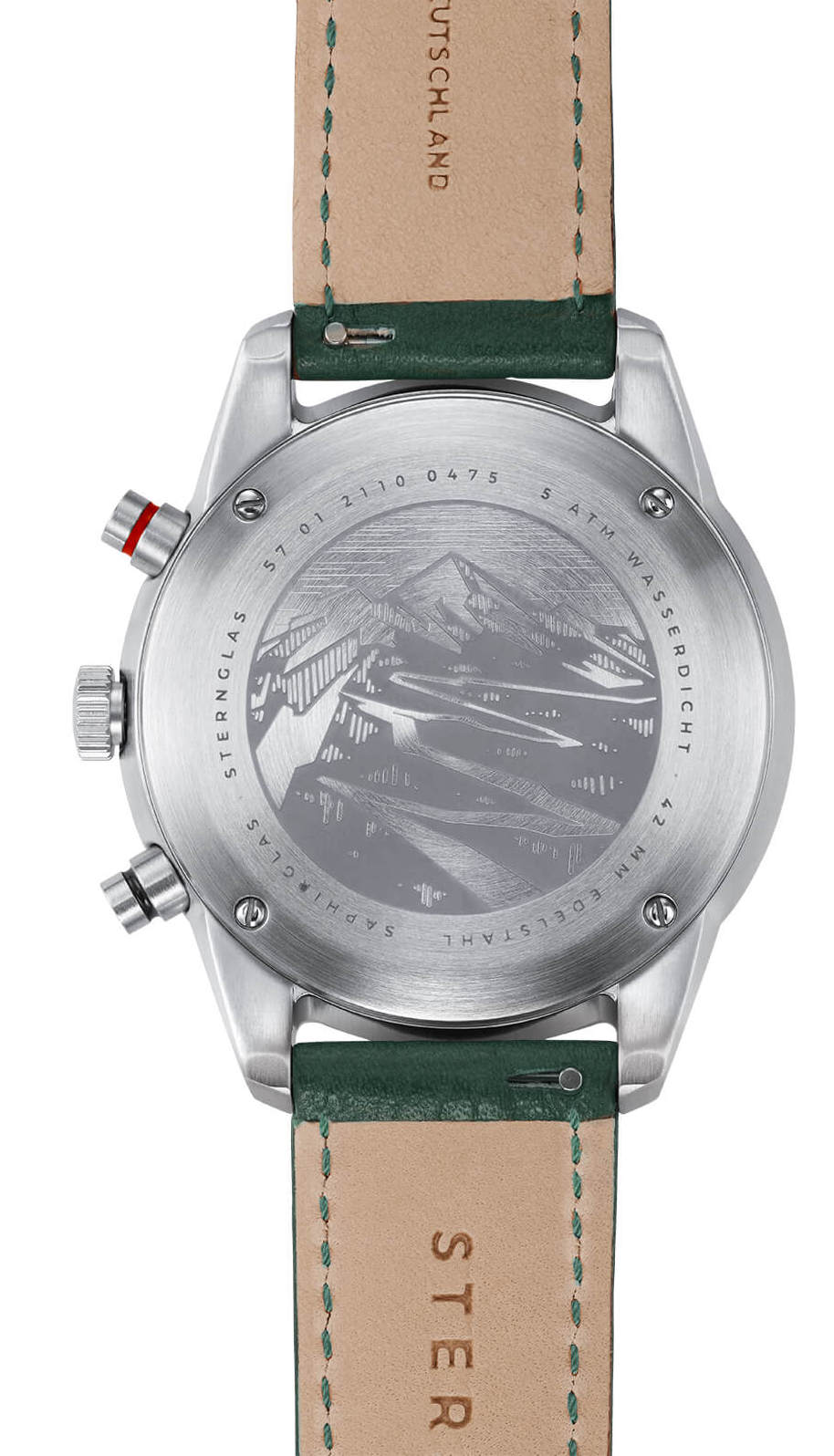 Sternglas Watch Tachymeter Quartz Leather S01-TY06-MO17 Image 2