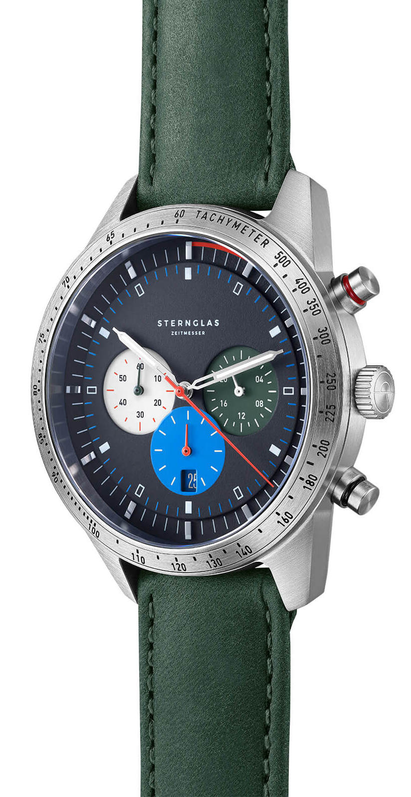 Sternglas Watch Tachymeter Quartz Leather S01-TY06-MO17 Image 4
