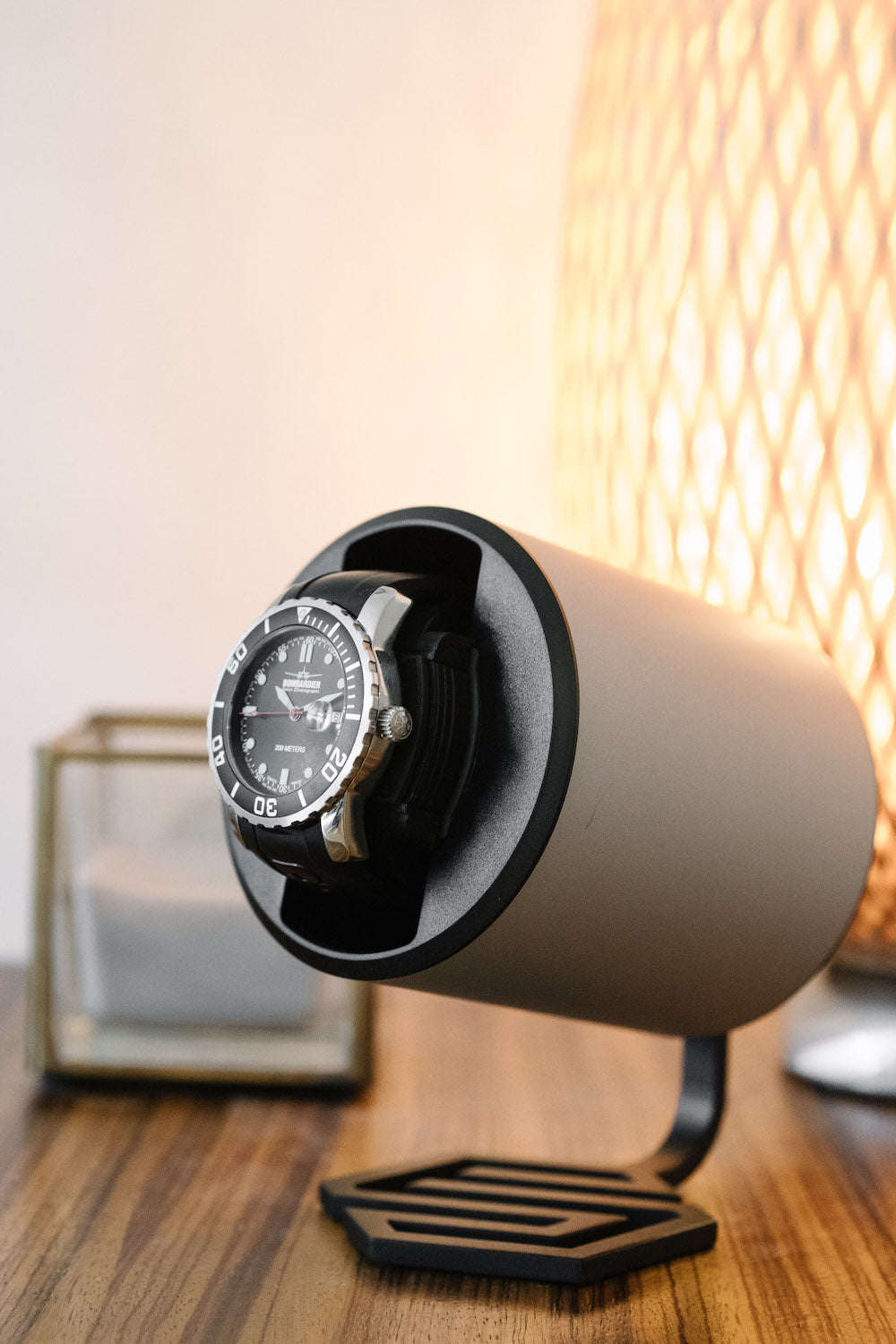 Swiss Capsule Watch Winder Single Silver PC 002 SC1 PC 002 Image 3
