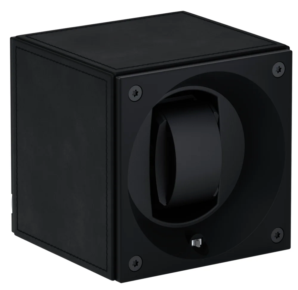 Swiss KubiK Watch Winder Masterbox Single Black Leather SK01.CV003 Image 1