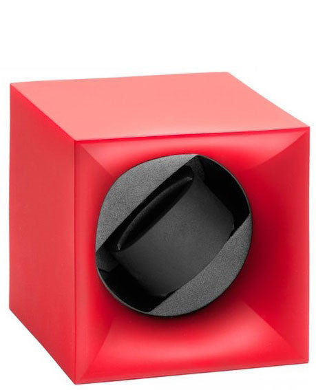 Swiss Kubik Watch Winder Single Startbox Red Soft Touch SK01.STB.004 Image 1