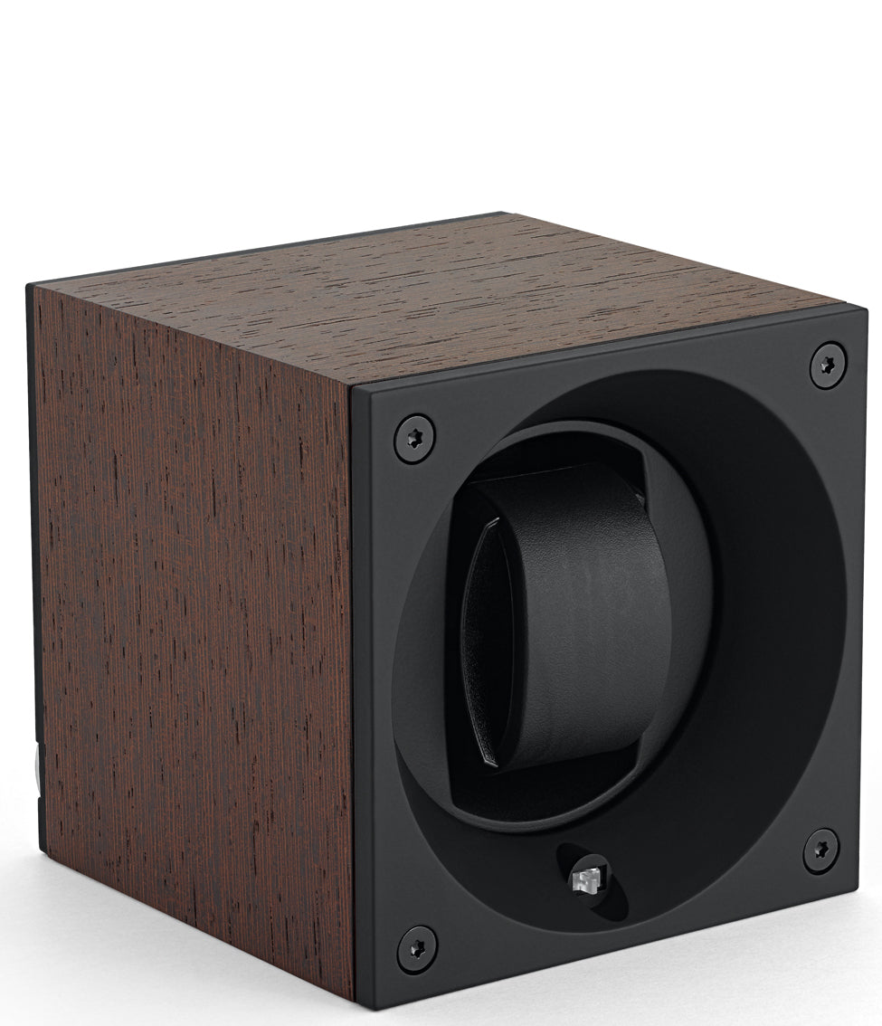 Swiss Kubik Watch Winder Single Wood Natural Wenge Mat SK01.BWE001 Image 1