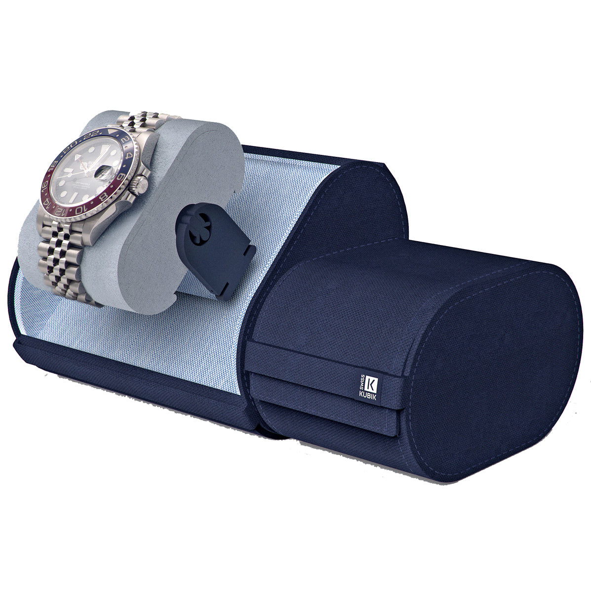 Swiss KubiK Watch Winder Travelbox Blue TRAVELBOX Image 1
