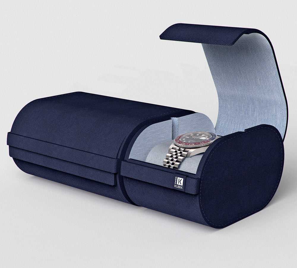 Swiss KubiK Watch Winder Travelbox Blue TRAVELBOX Image 2