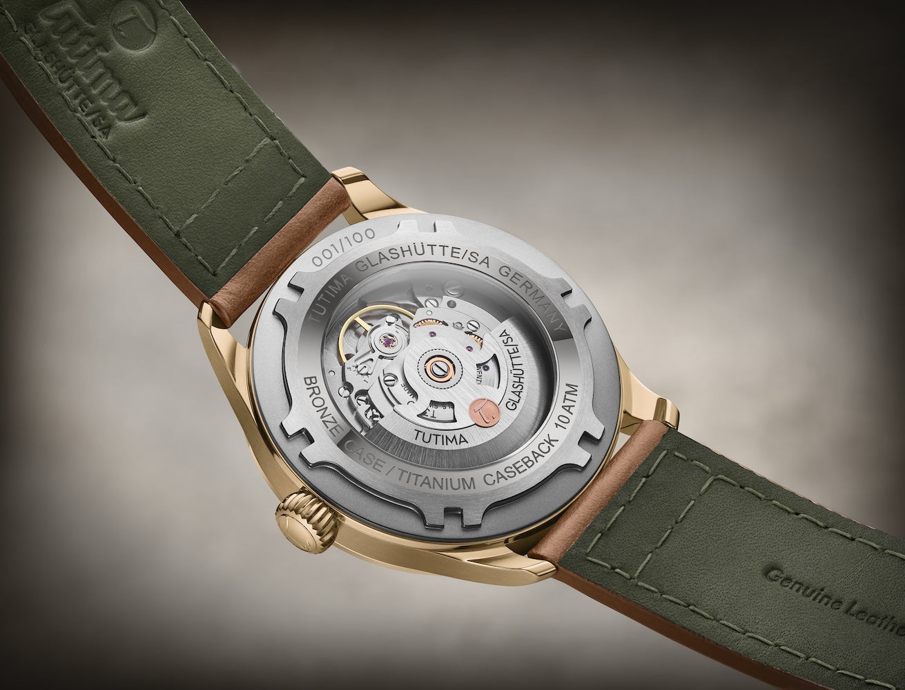 Tutima Flieger Automatic Bronze Limited Edition Watch 6115-03 Image 2
