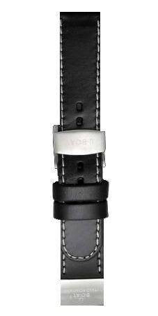 U-Boat 53mm Leather Black Plate Deployment Extra Long Version UBT-S-026 Image 1