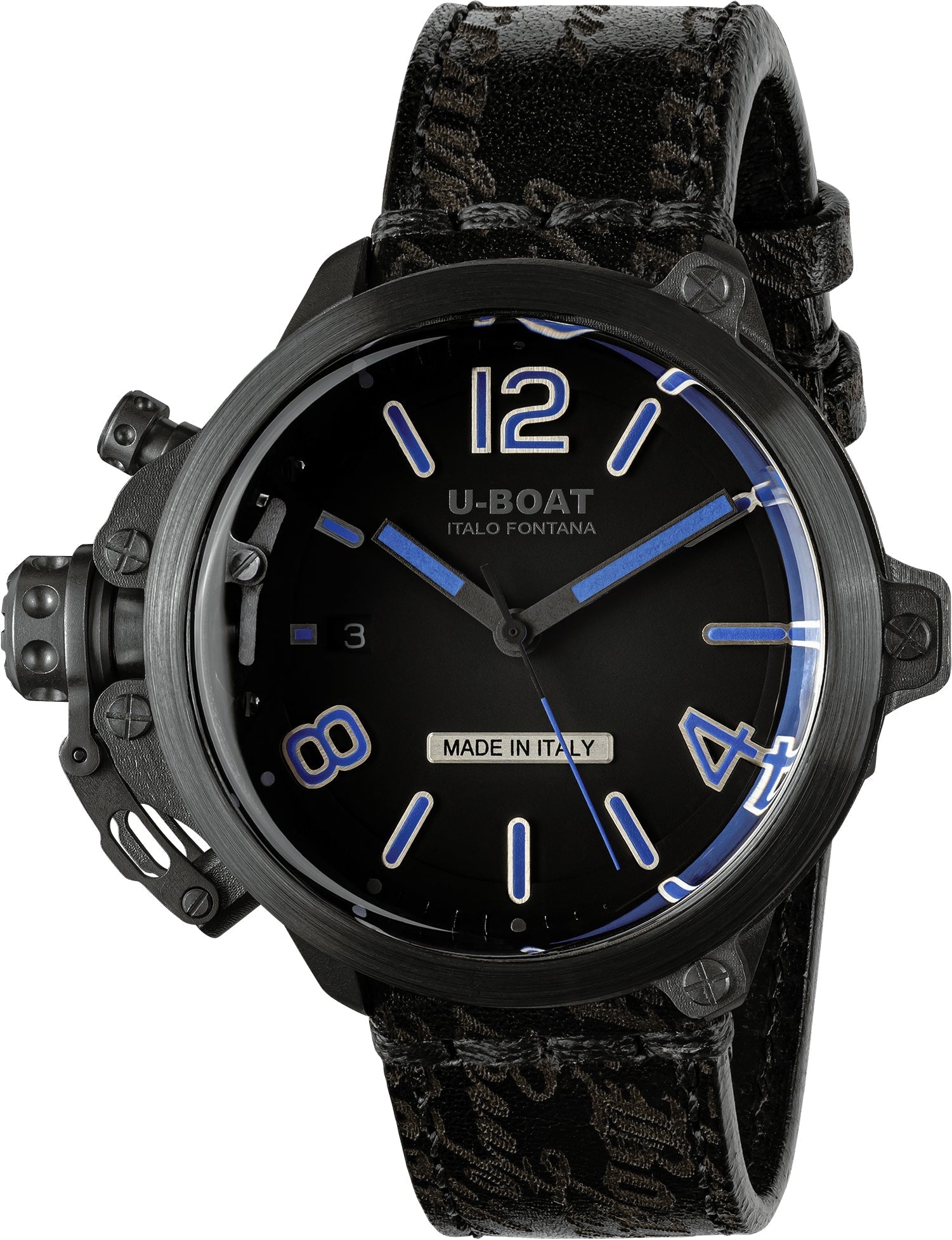 U-Boat Capsule 45mm PVD BK BL Limited Edition Watch 8808 Image 1