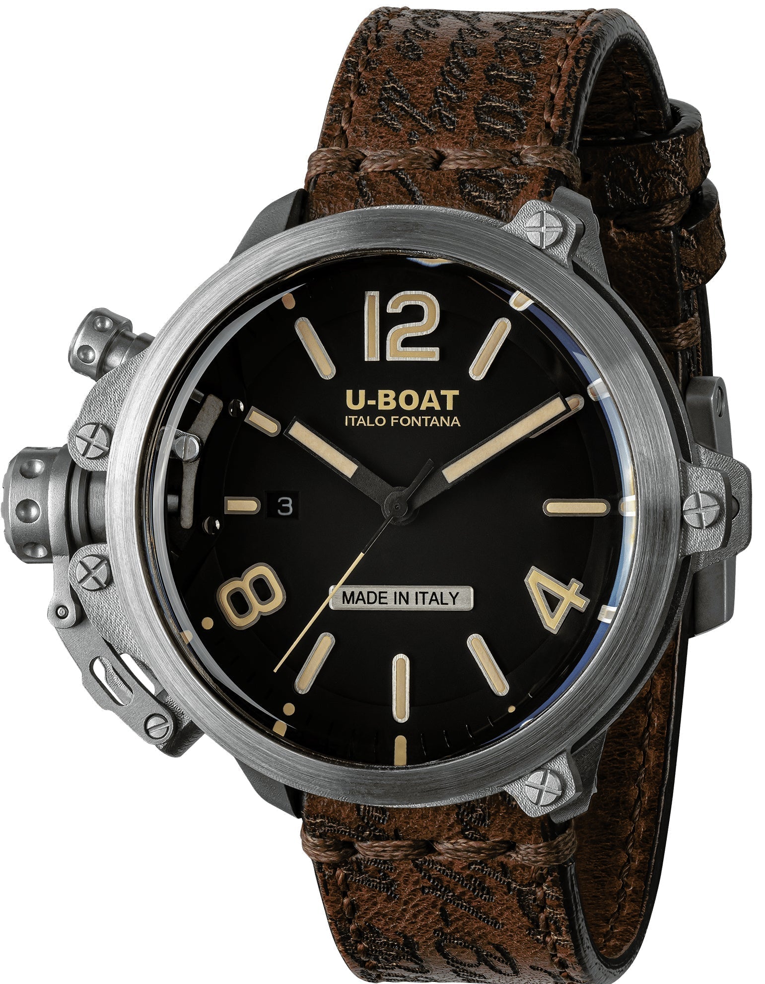 U-Boat Capsule 50mm SS BK BE Limited Edition Watch 8807 Image 1