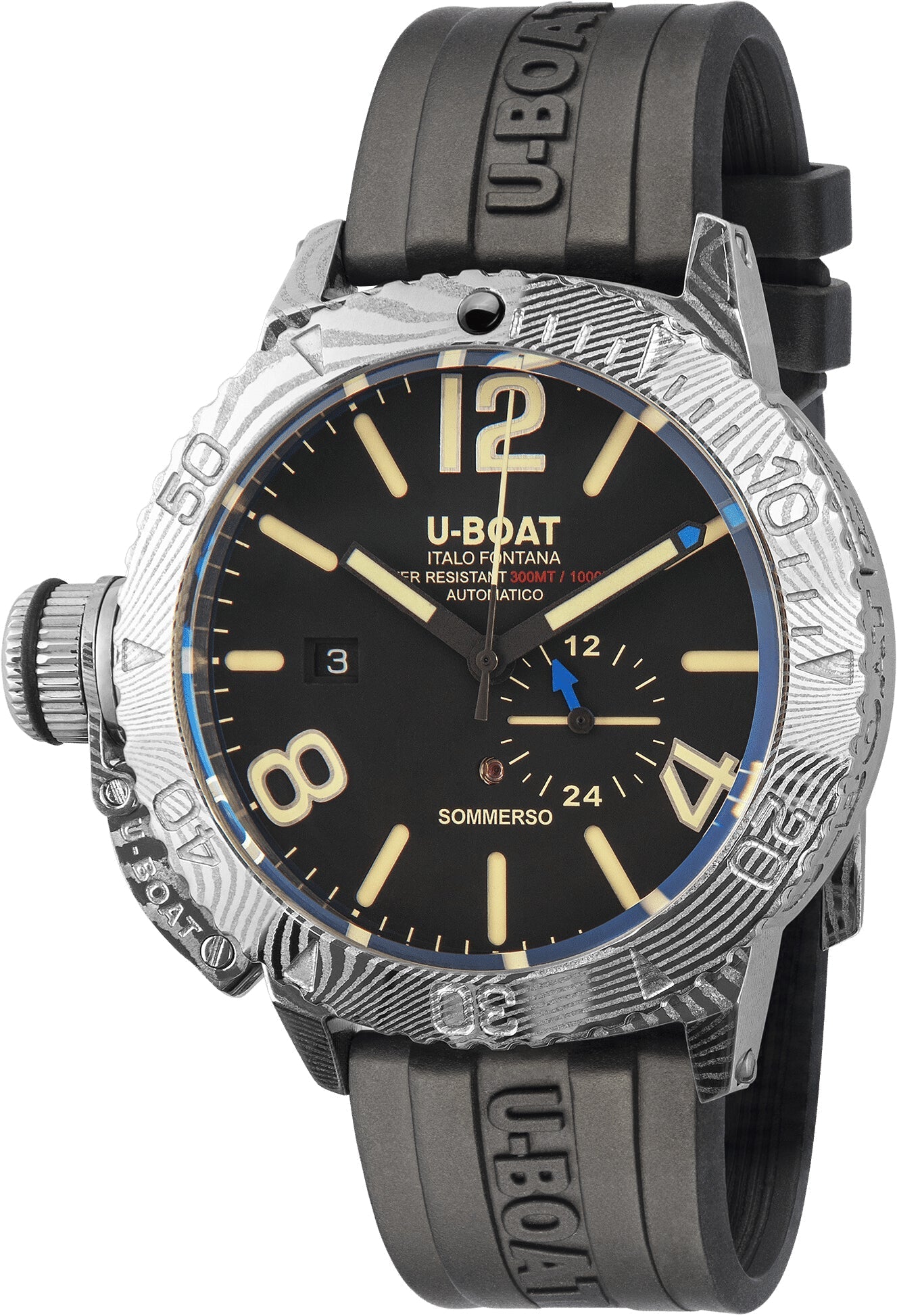 U-Boat Capsule Sommerso Damascus Watch 9999 Image 1