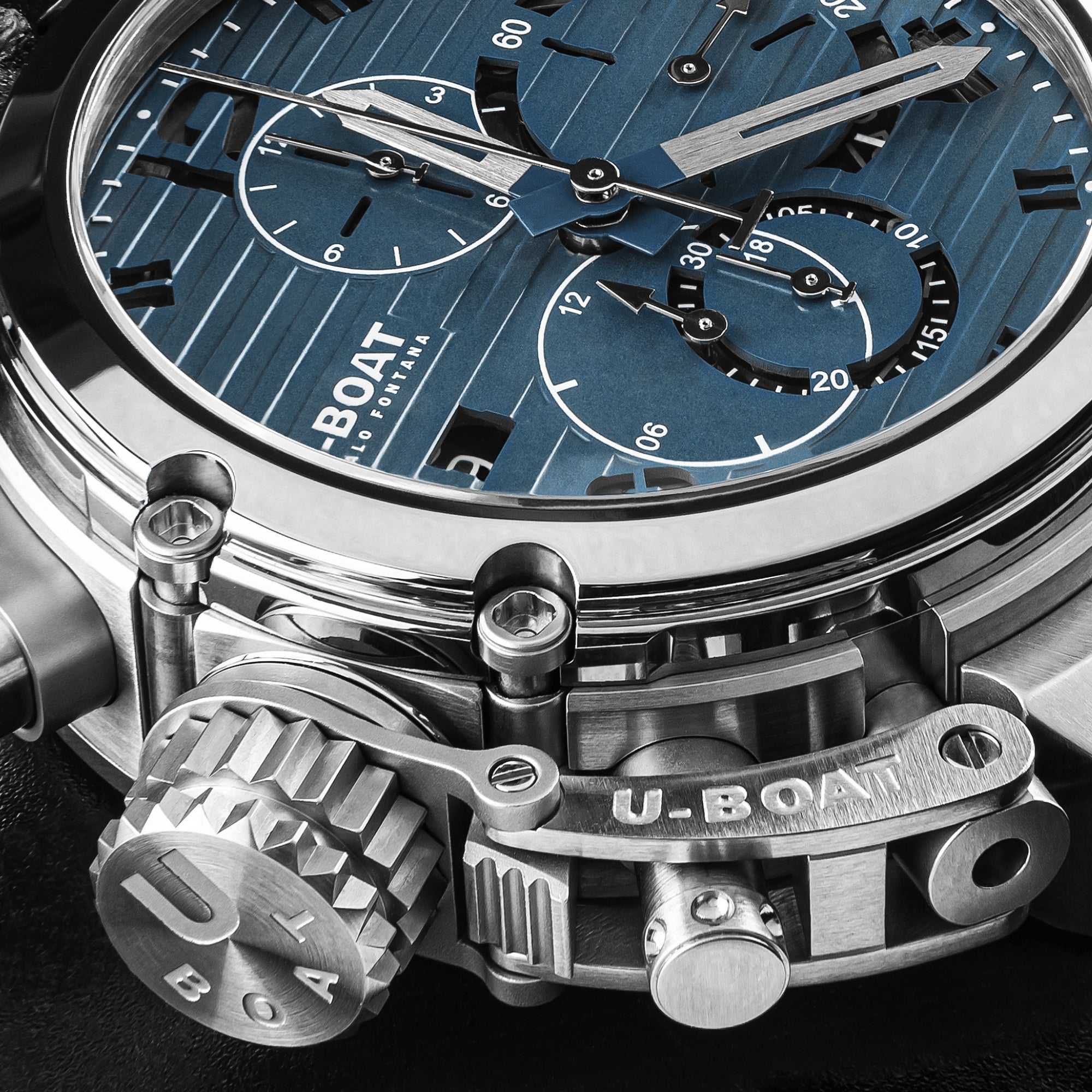 U-Boat Chimera 46mm Blue Limited Edition Watch 9589 Image 3