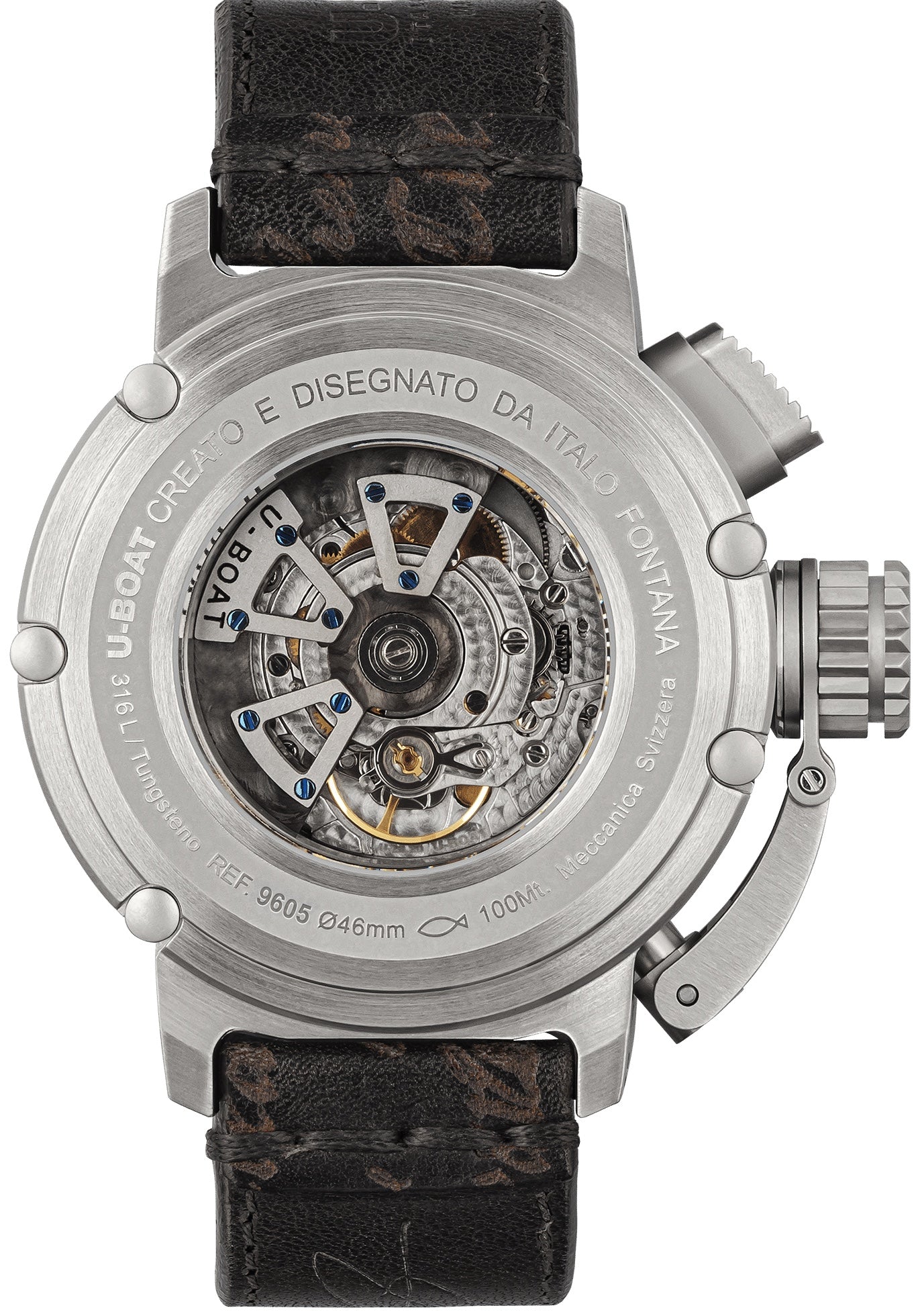 U-Boat Chimera 46mm SS Nero Limited Edition Watch 9605 Image 2