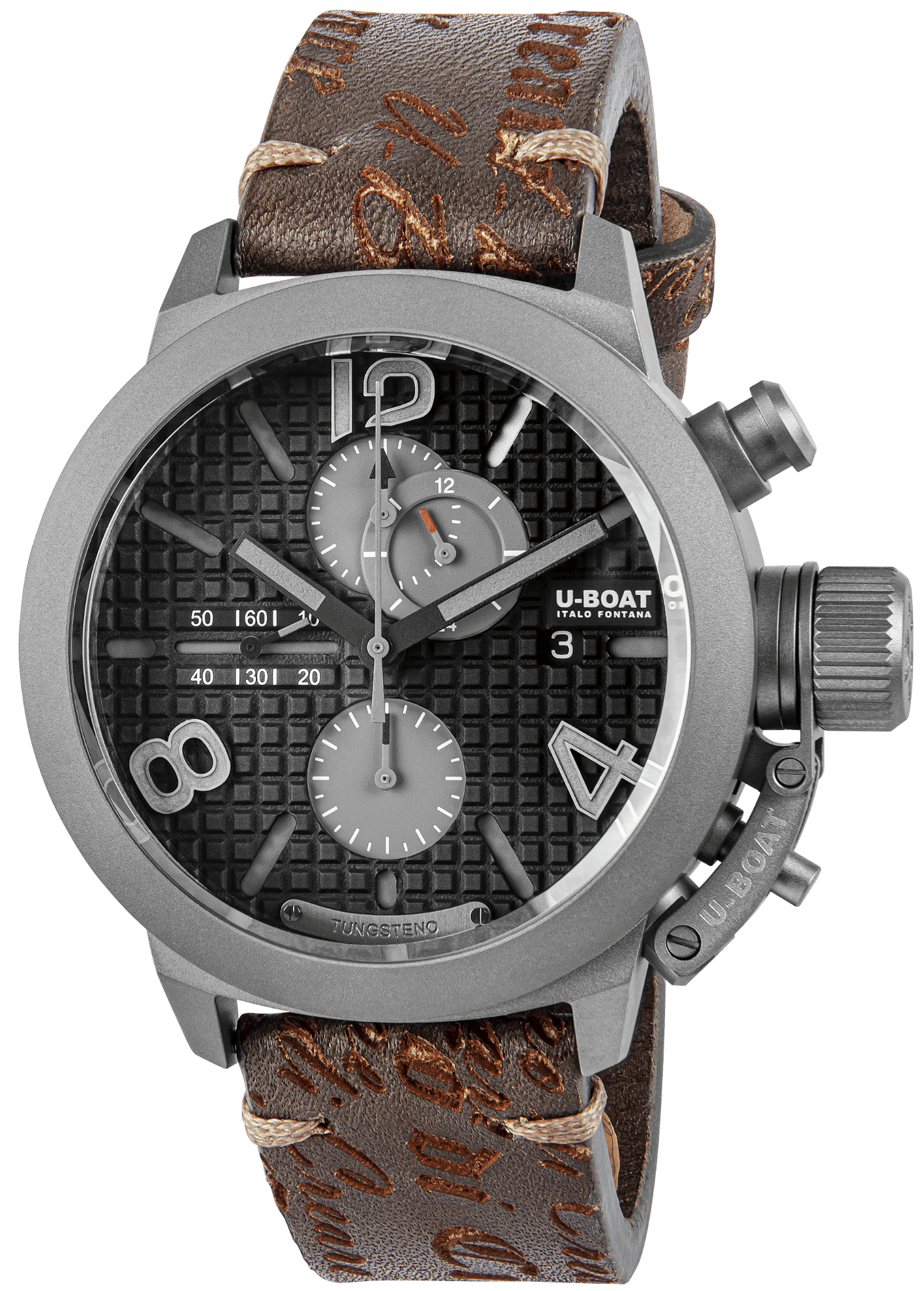 U-Boat Classico 45 Titanium Tungsten Black Right Hook Limited Edition Watch 3005 Image 1