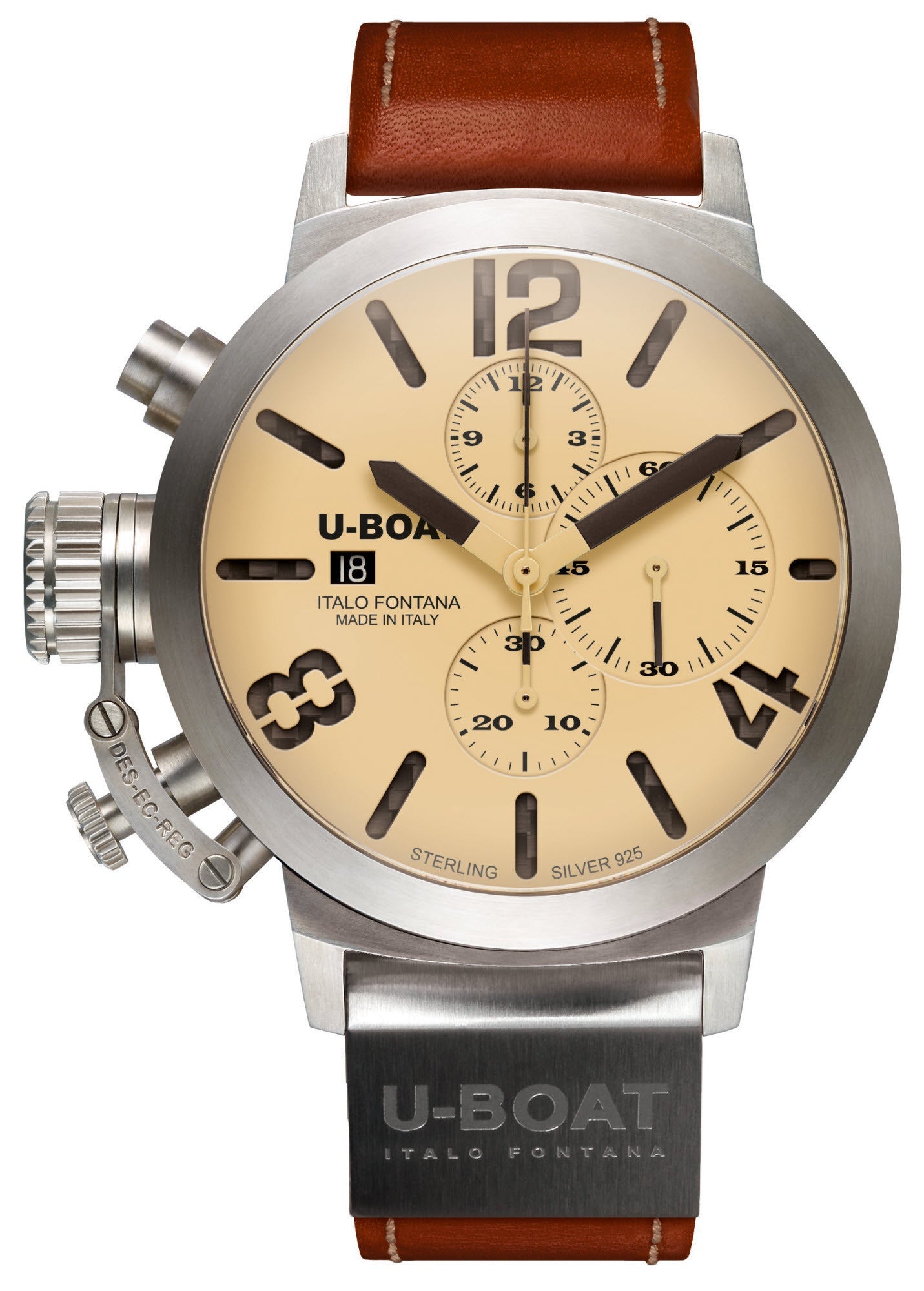 U-Boat Classico 48 CA 925 Silver D 6918 Image 1