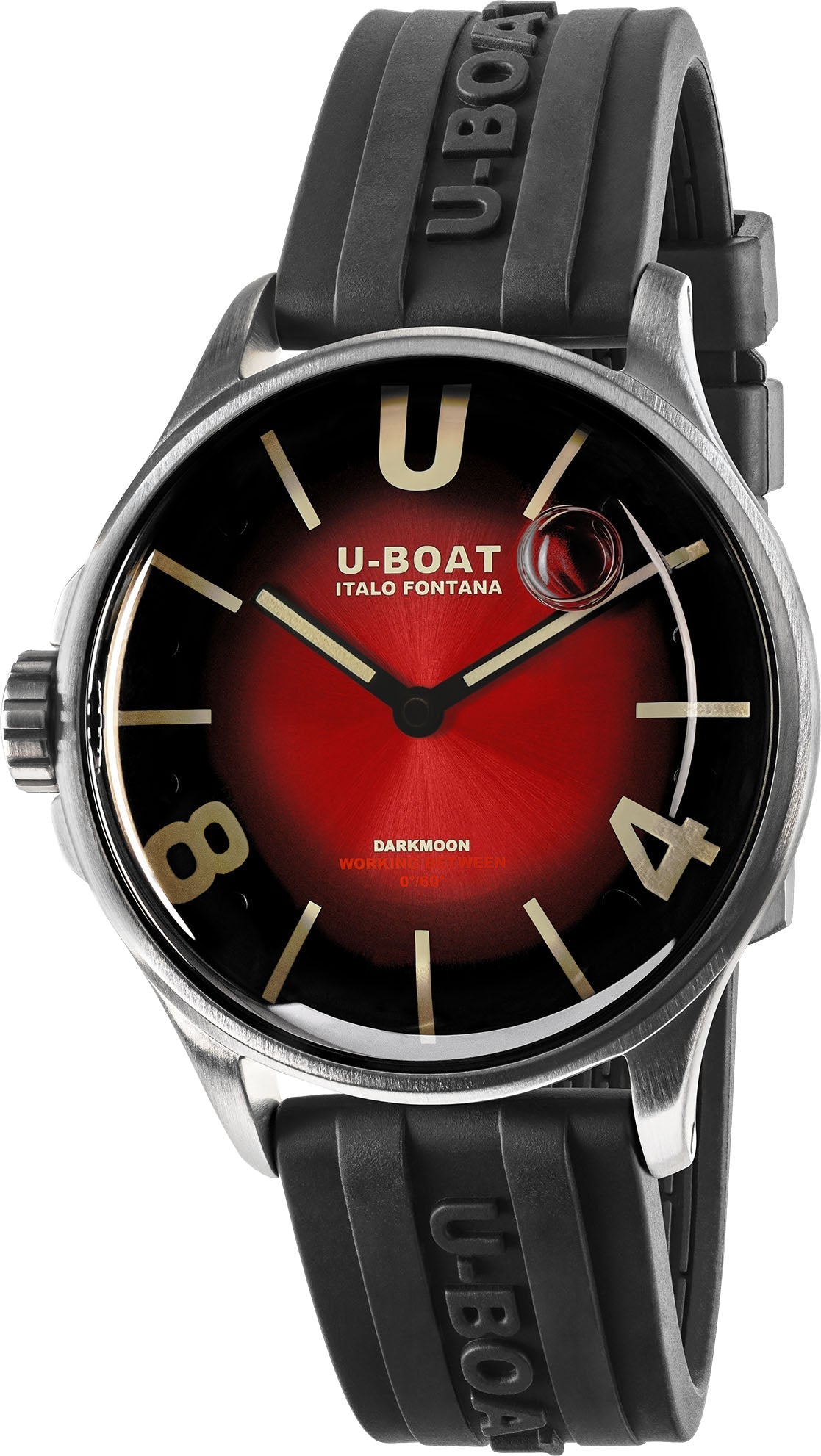 U-Boat Darkmoon 40mm Red SS Soleil D 9500 Image 1