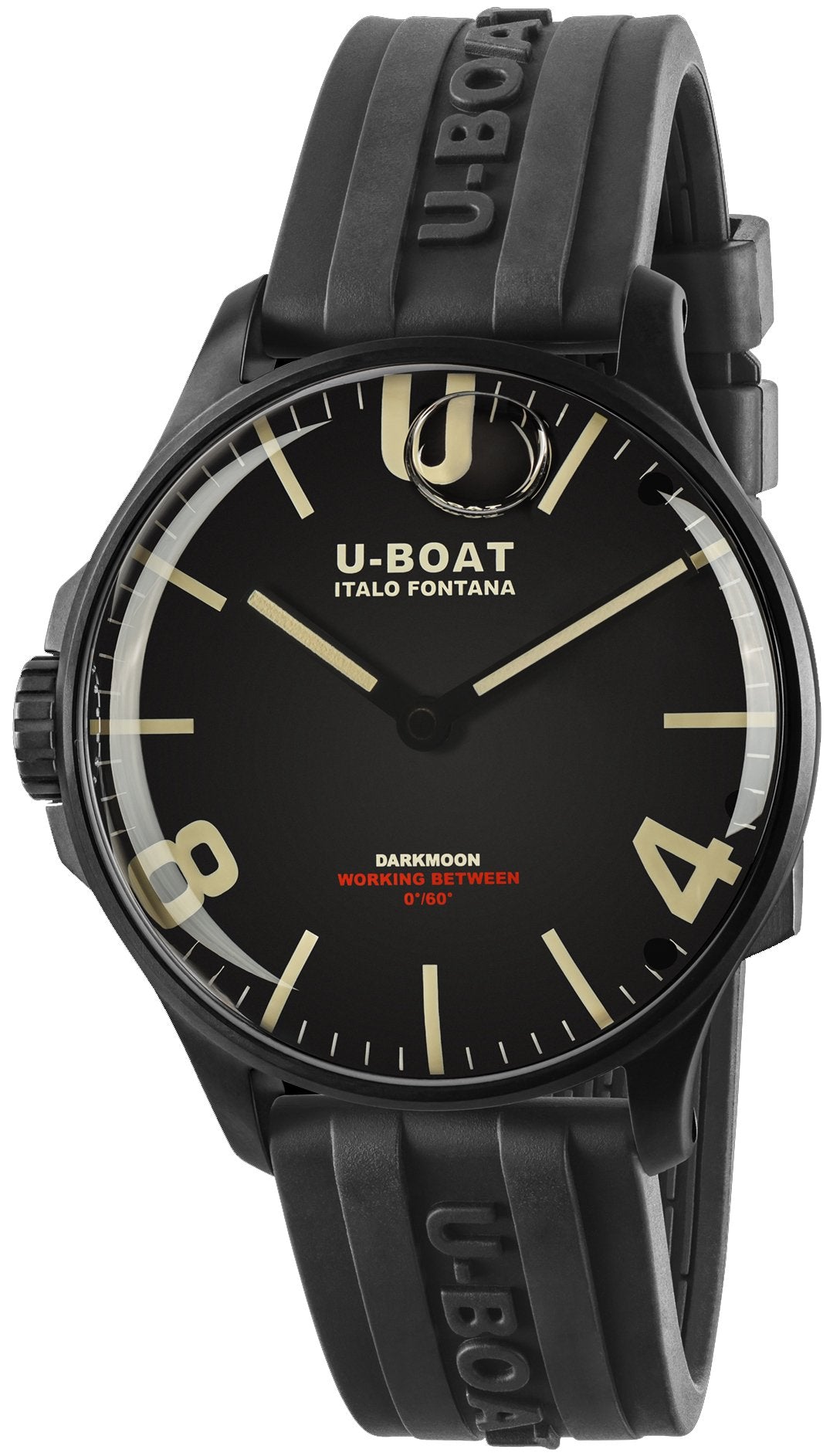 U-Boat Darkmoon 44 Black PVD Watch 8464/D Image 1