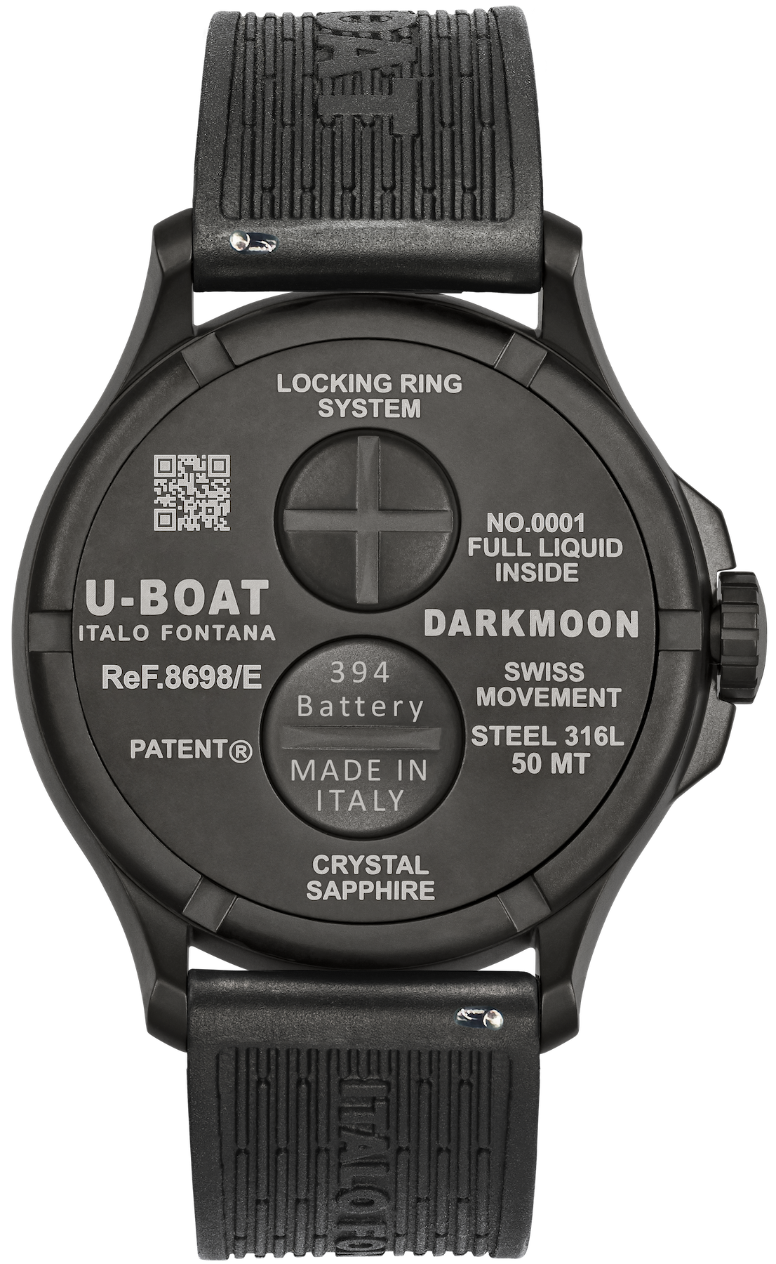U-Boat Darkmoon 46.5mm Green PVD Watch 8698/E Image 2