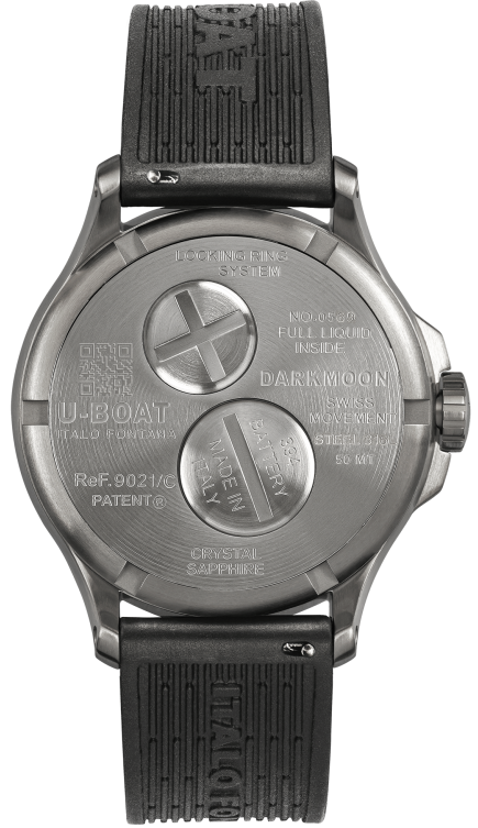 U-Boat Darkmoon Blue SS Soleil Watch 9021/C Image 2
