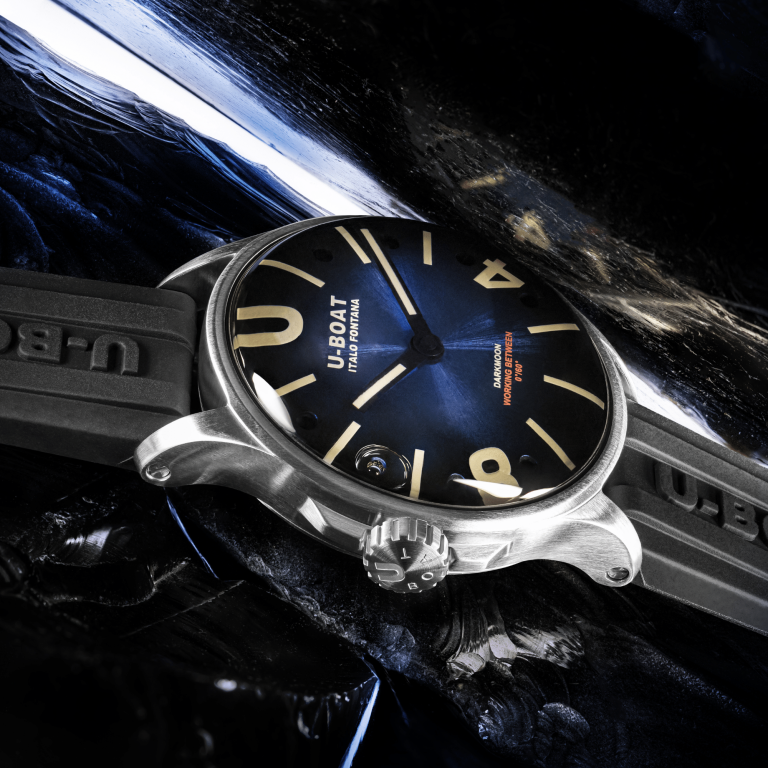 U-Boat Darkmoon Blue SS Soleil Watch 9021/C Image 3